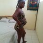 Ő Ndey, a bigámista második feleség – itt éppen terhes a másik férjtől