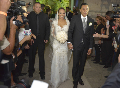 Feliciano López és menyasszonya, Alba Carillo
