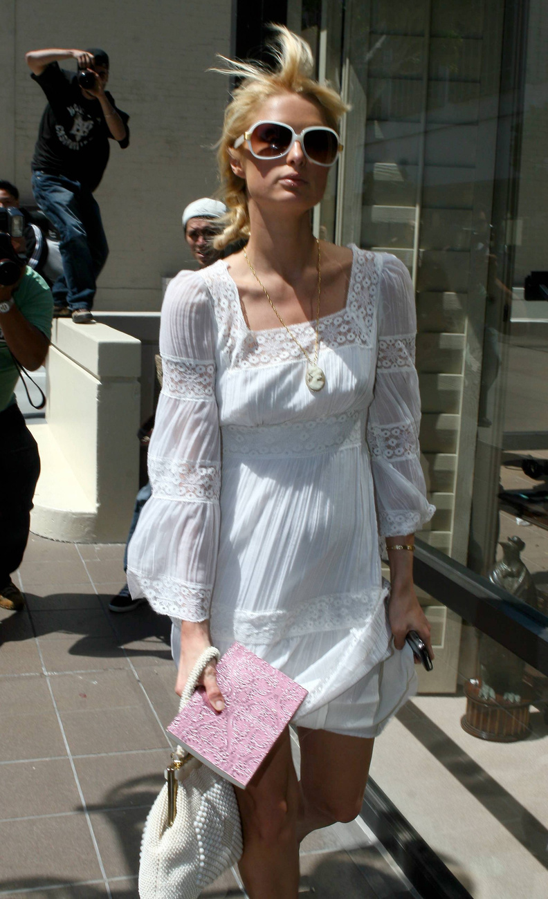 Paris Hilton 2010-ben, napokkal a kokainos balhéja előtt
