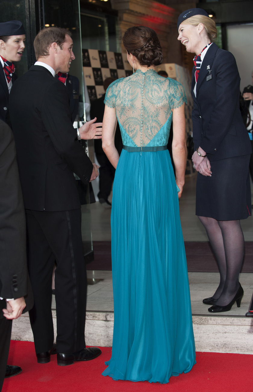 Katalin hercegné és Vilmos herceg - 2012. május, Royal Albert Hall (Ruha: Jenny Packham)
