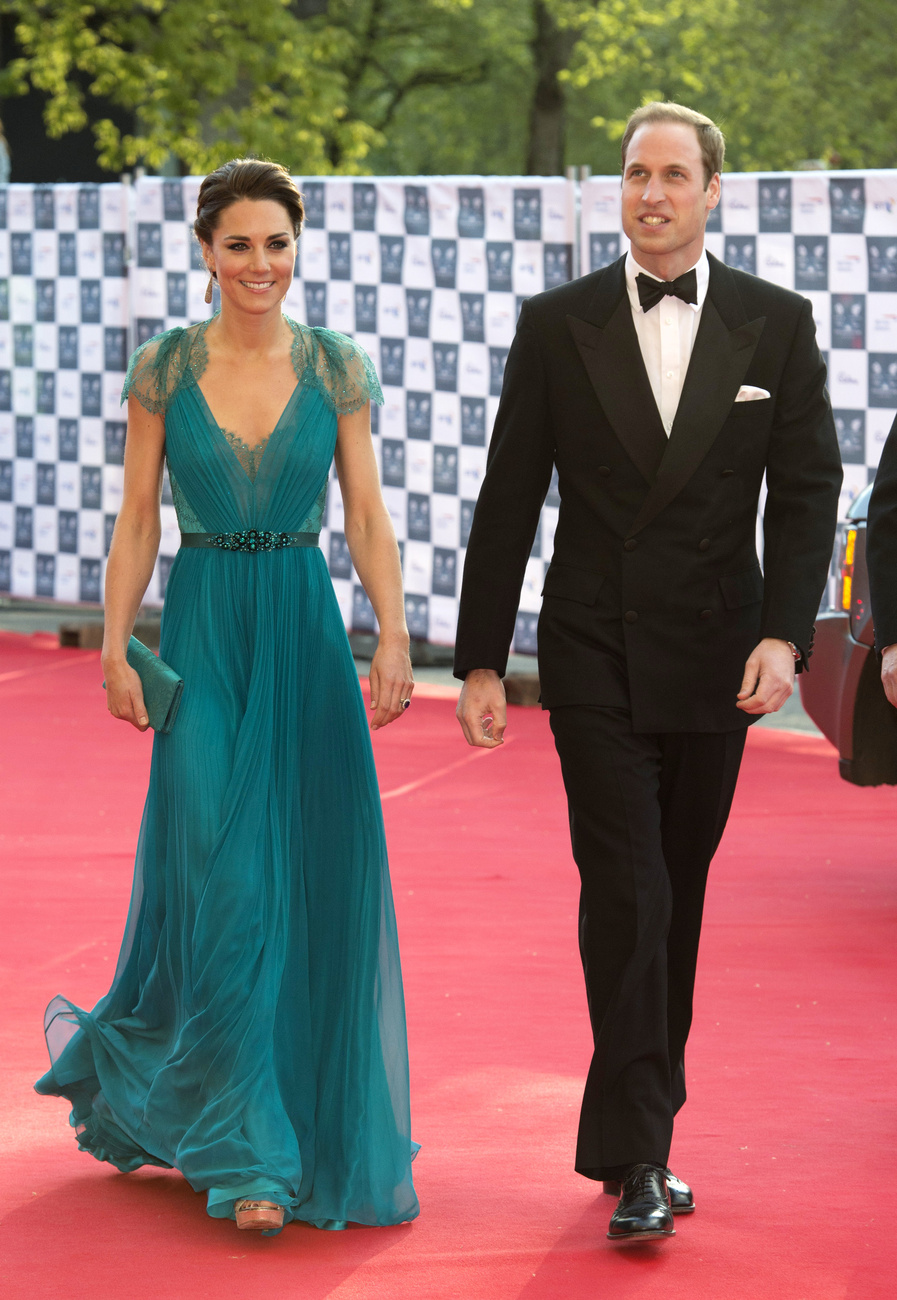 Katalin hercegné és Vilmos herceg - 2012. május, Royal Albert Hall (Ruha: Jenny Packham)