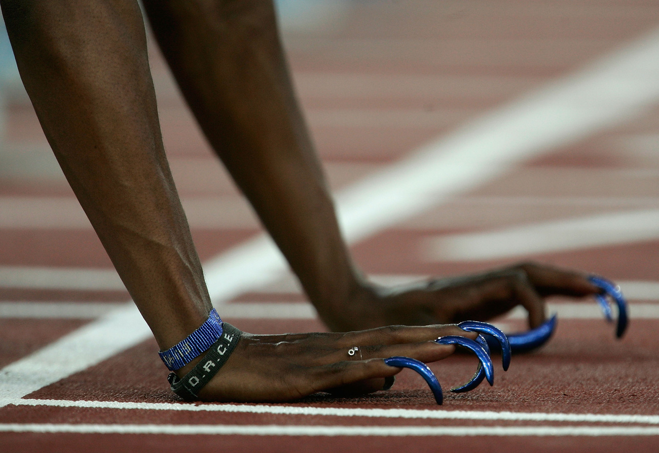 És a végére Peking egyik legextrémebb külsejű olimpikonja: a brit Phillips Idowu, hármasugró