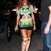 Rihanna a Da Silvano's nevű étterembe indul teljes harci díszben