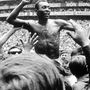 Pelé az 1970-es mexikói VB-n, miután Brazília legyőzte Olaszországot.